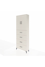 Arges Dolap 3 Raflı 4 Çekmeceli 2 Kapaklı 88x30x243 Aytaşı-Aytaşı