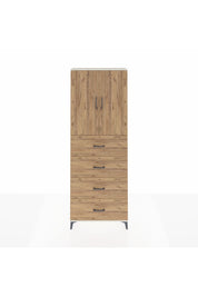 Arges Dolap 3 Raflı 4 Çekmeceli 2 Kapaklı 88x30x243 Aytaşı-Çam