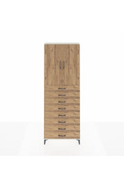 Arges Dolap 3 Raflı 8 Çekmeceli 2 Kapaklı 88x30x243 Aytaşı-Çam