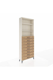 Arges Dolap 3 Raflı 8 Çekmeceli 88x30x243 - S33M210V3A