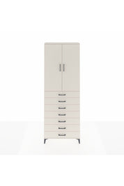 Arges Dolap 3 Raflı 7 Çekmeceli 2 Kapaklı 88x30x243 Aytaşı-Aytaşı