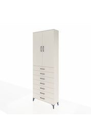 Arges Dolap 3 Raflı 7 Çekmeceli 2 Kapaklı 88x30x243 Aytaşı-Aytaşı