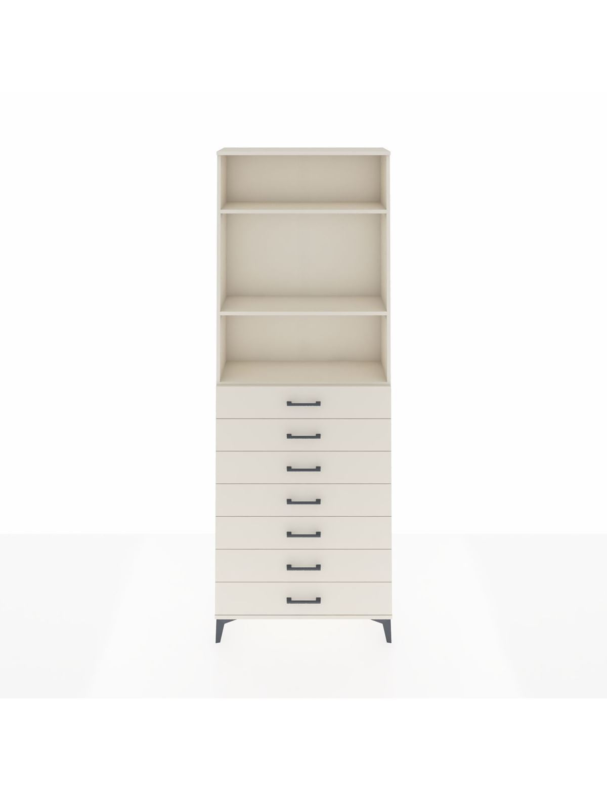 Arges Dolap 3 Raflı 7 Çekmeceli 88x30x243 Aytaşı-Aytaşı