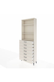 Arges Dolap 3 Raflı 7 Çekmeceli 88x30x243 Aytaşı-Aytaşı