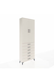 Arges Dolap 3 Raflı 6 Çekmeceli 2 Kapaklı 88x30x243 Aytaşı-Aytaşı