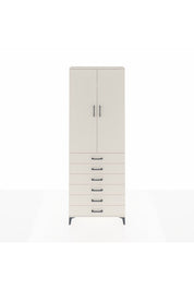 Arges Dolap 3 Raflı 6 Çekmeceli 2 Kapaklı 88x30x243 Aytaşı-Aytaşı