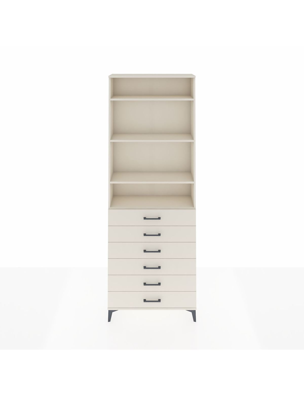 Arges Dolap 4 Raflı 6 Çekmeceli 88x30x243 Aytaşı-Aytaşı