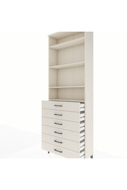 Arges Dolap 4 Raflı 6 Çekmeceli 88x30x243 Aytaşı-Aytaşı