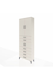 Arges Dolap 4 Raflı 6 Çekmeceli 4 Kapaklı 88x30x243 Aytaşı-Aytaşı