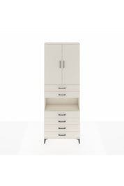 Arges Dolap 4 Raflı 6 Çekmeceli 2 Kapaklı 88x30x243 Aytaşı-Aytaşı