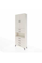 Arges Dolap 4 Raflı 6 Çekmeceli 2 Kapaklı 88x30x243 Aytaşı-Aytaşı