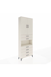 Arges Dolap 4 Raflı 6 Çekmeceli 2 Kapaklı 88x30x243 Aytaşı-Aytaşı