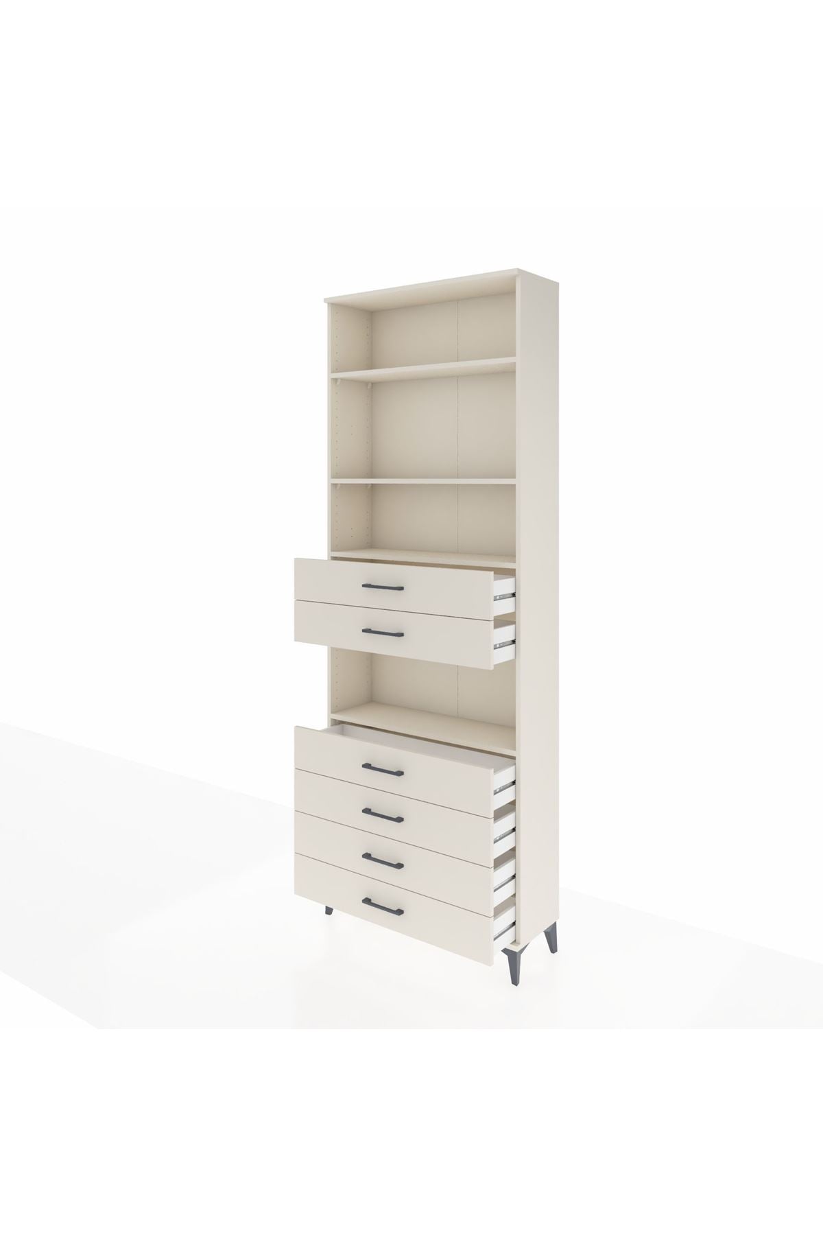 Arges Dolap 4 Raflı 6 Çekmeceli 88x30x243 Aytaşı-Aytaşı