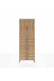 Arges Dolap 4 Raflı 6 Çekmeceli 4 Kapaklı 88x30x243 Aytaşı-Çam