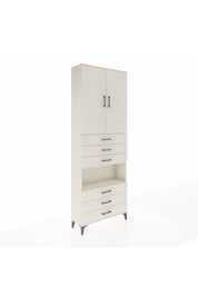 Arges Dolap 4 Raflı 6 Çekmeceli 2 Kapaklı 88x30x243 Aytaşı-Aytaşı