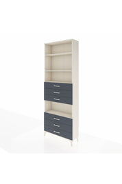 Arges Dolap 4 Raflı 6 Çekmeceli 88x30x243 Aytaşı-Antrasit