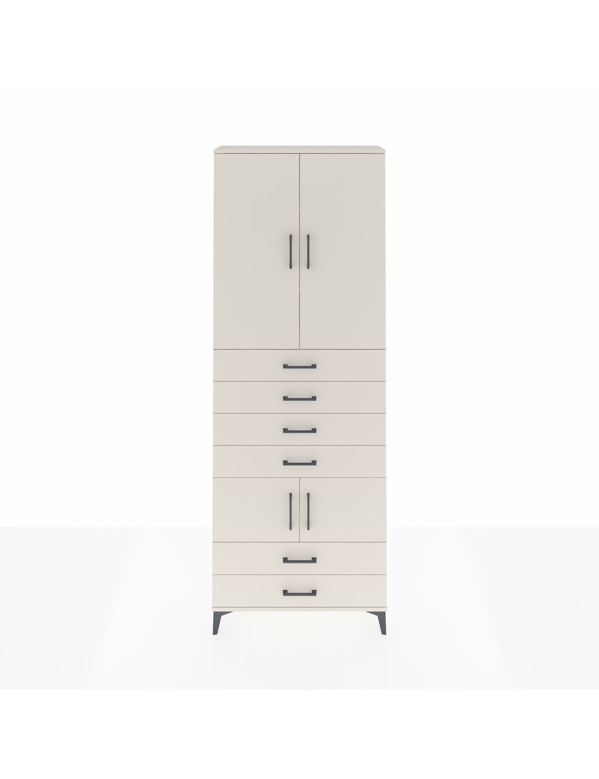 Arges Dolap 4 Raflı 6 Çekmeceli 4 Kapaklı 88x30x243 Aytaşı-Aytaşı