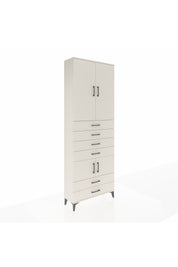 Arges Dolap 4 Raflı 6 Çekmeceli 4 Kapaklı 88x30x243 Aytaşı-Aytaşı