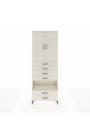 Arges Dolap 4 Raflı 6 Çekmeceli 2 Kapaklı 88x30x243 Aytaşı-Aytaşı