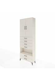 Arges Dolap 4 Raflı 6 Çekmeceli 2 Kapaklı 88x30x243 Aytaşı-Aytaşı