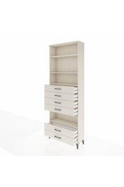 Arges Dolap 4 Raflı 6 Çekmeceli 88x30x243 Aytaşı-Aytaşı