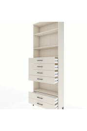 Arges Dolap 4 Raflı 6 Çekmeceli 88x30x243 Aytaşı-Aytaşı