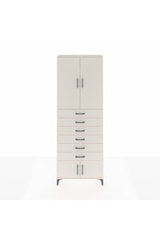 Arges Dolap 3 Raflı 6 Çekmeceli 4 Kapaklı 88x30x243 Aytaşı-Aytaşı