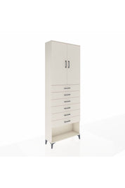 Arges Dolap 3 Raflı 6 Çekmeceli 2 Kapaklı 88x30x243 Aytaşı-Aytaşı