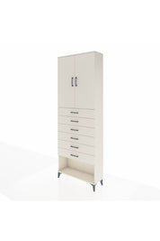 Arges Dolap 3 Raflı 6 Çekmeceli 2 Kapaklı 88x30x243 Aytaşı-Aytaşı