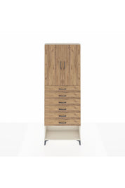 Arges Dolap 3 Raflı 6 Çekmeceli 2 Kapaklı 88x30x243 Aytaşı-Çam