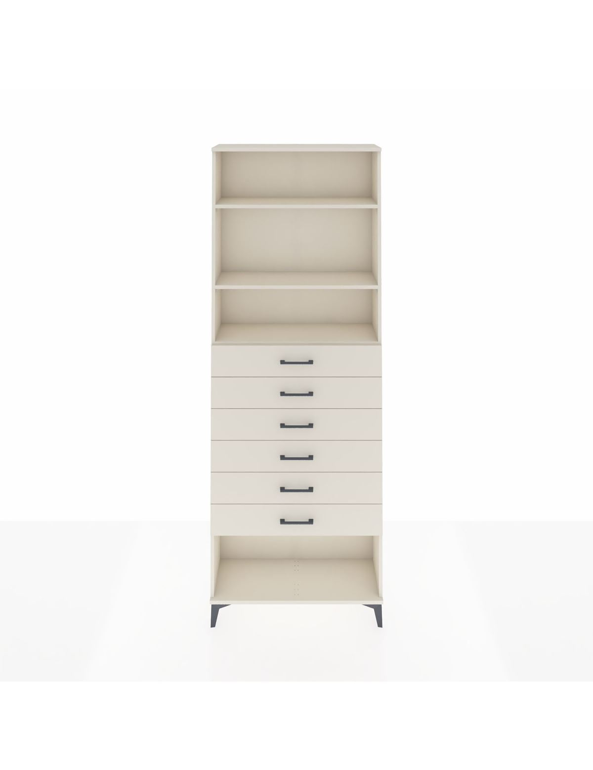 Arges Dolap 3 Raflı 6 Çekmeceli 88x30x243 Aytaşı-Aytaşı