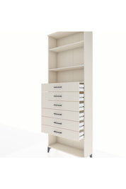 Arges Dolap 3 Raflı 6 Çekmeceli 88x30x243 Aytaşı-Aytaşı