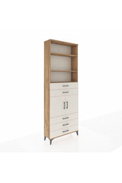 Arges Dolap 4 Raflı 5 Çekmeceli 2 Kapaklı 88x30x243 - S33M234V7A