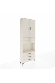Arges Dolap 4 Raflı 5 Çekmeceli 2 Kapaklı 88x30x243 Aytaşı-Aytaşı