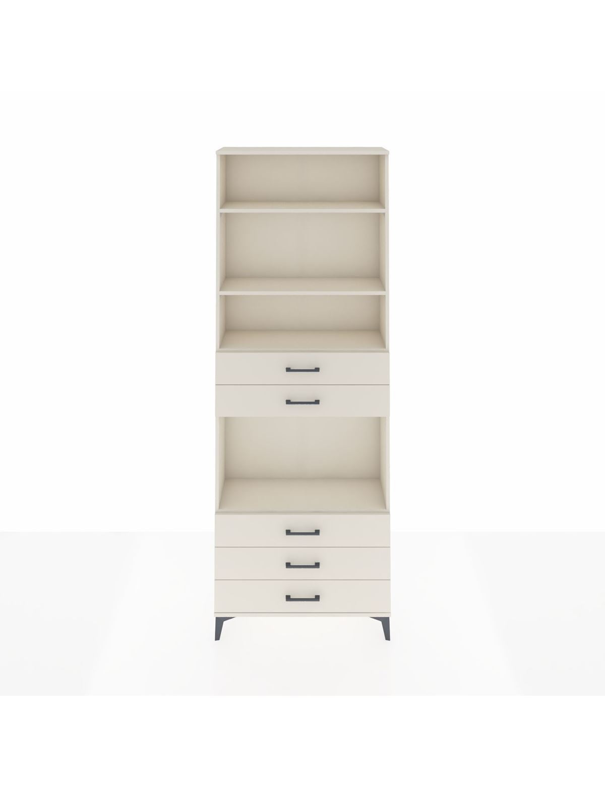 Arges Dolap 4 Raflı 5 Çekmeceli 88x30x243 Aytaşı-Aytaşı