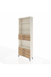 Arges Dolap 4 Raflı 5 Çekmeceli 88x30x243 Aytaşı-Çam