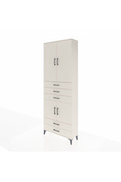 Arges Dolap 4 Raflı 5 Çekmeceli 4 Kapaklı 88x30x243 Aytaşı-Aytaşı