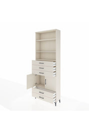 Arges Dolap 4 Raflı 5 Çekmeceli 2 Kapaklı 88x30x243 Aytaşı-Aytaşı