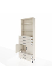 Arges Dolap 4 Raflı 5 Çekmeceli 2 Kapaklı 88x30x243 - S33M238V1A