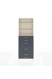Arges Dolap 4 Raflı 5 Çekmeceli 2 Kapaklı 88x30x243 - S33M238V2A