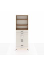 Arges Dolap 4 Raflı 5 Çekmeceli 2 Kapaklı 88x30x243 - S33M238V7A
