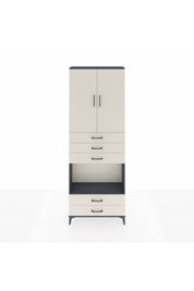 Arges Dolap 4 Raflı 5 Çekmeceli 2 Kapaklı 88x30x243 - S33M239V4A