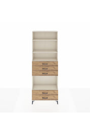 Arges Dolap 4 Raflı 5 Çekmeceli 88x30x243 Aytaşı-Çam