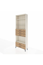 Arges Dolap 4 Raflı 5 Çekmeceli 88x30x243 Aytaşı-Çam