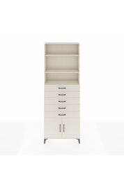 Arges Dolap 3 Raflı 5 Çekmeceli 2 Kapaklı 88x30x243 Aytaşı-Aytaşı