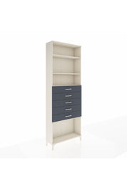 Arges Dolap 3 Raflı 5 Çekmeceli 88x30x243 Aytaşı-Antrasit