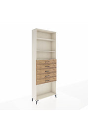 Arges Dolap 3 Raflı 5 Çekmeceli 88x30x243 Aytaşı-Çam