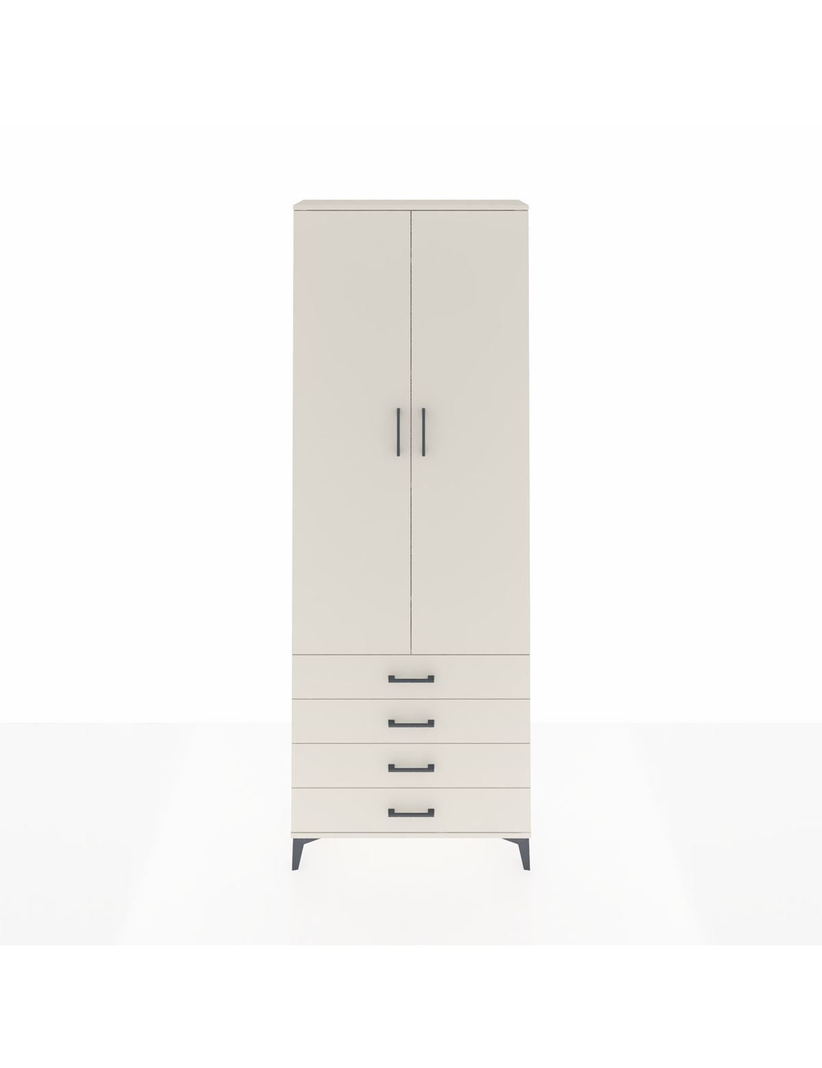 Arges Dolap 5 Raflı 4 Çekmeceli 2 Kapaklı 88x30x243 Aytaşı-Aytaşı