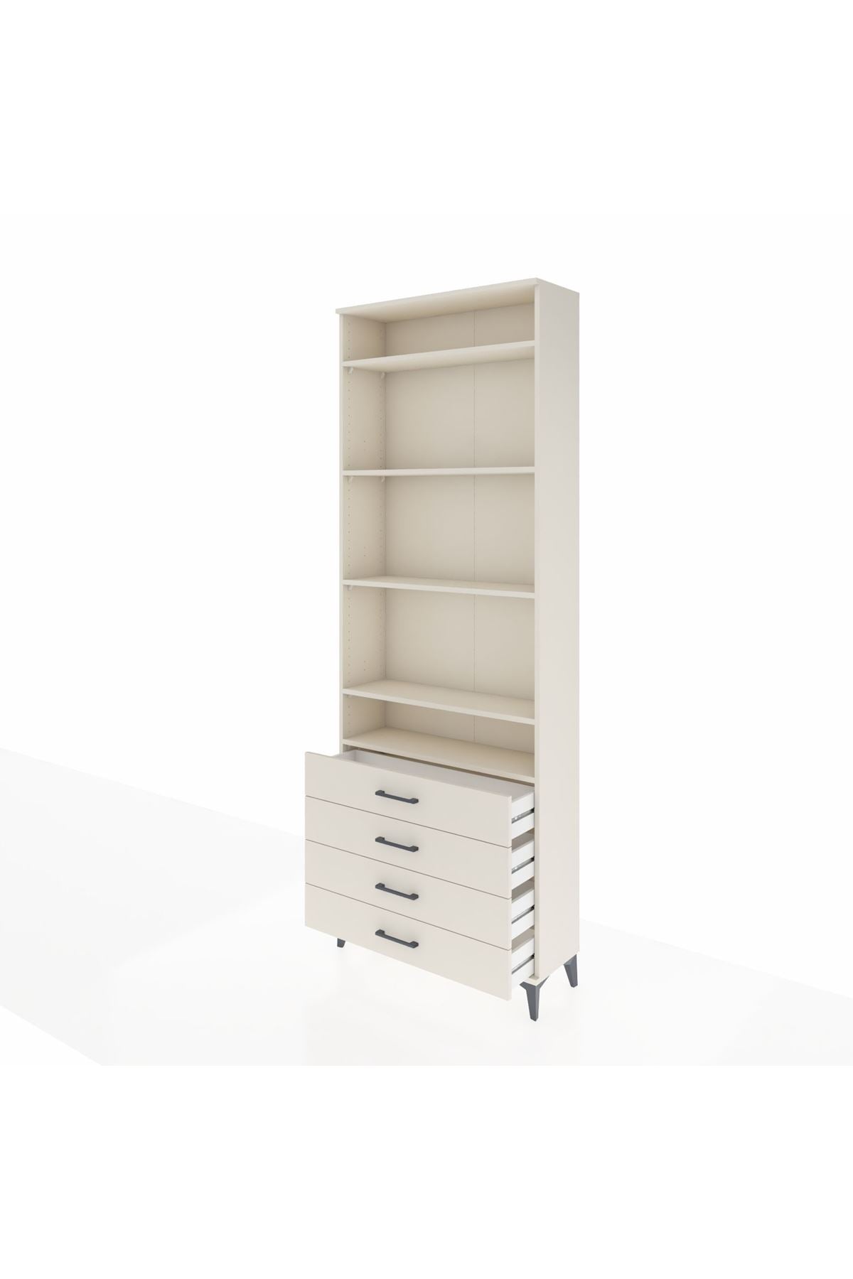 Arges Dolap 5 Raflı 4 Çekmeceli 88x30x243 Aytaşı-Aytaşı