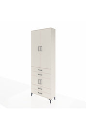 Arges Dolap 5 Raflı 4 Çekmeceli 4 Kapaklı 88x30x243 Aytaşı-Aytaşı